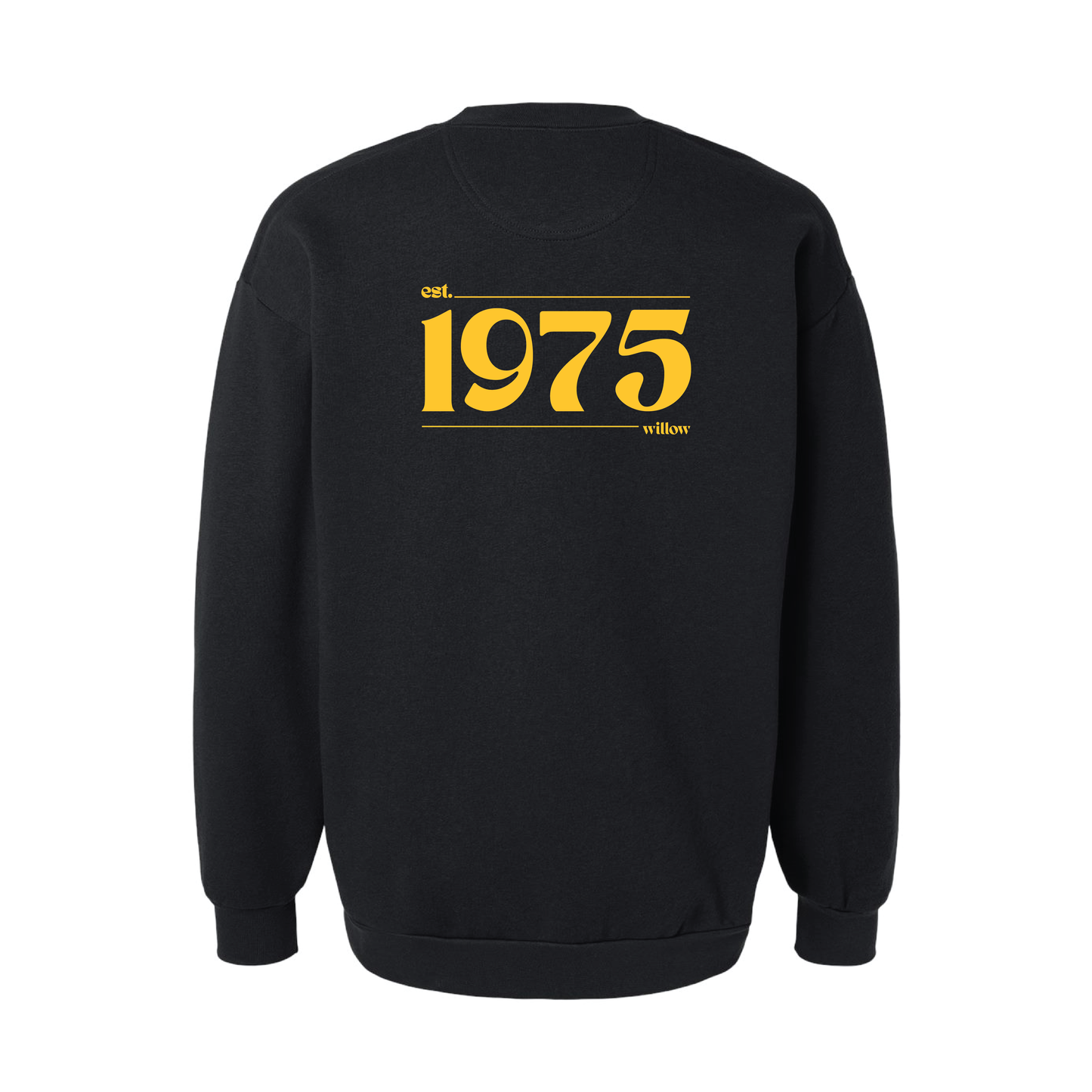 Willow Front - 1975 Back Unisex Crewneck Sweatshirt