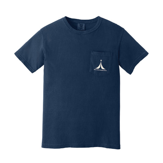 Retro Original Willow Logo Unisex Pocket Tee