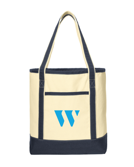 Large Cotton Canvas Tote Bag